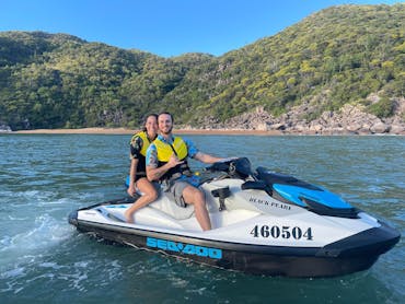 Peter and Akela enjoying a Magnetic Island Tour Peter and Akela enjoying a Magnetic Island Tour
