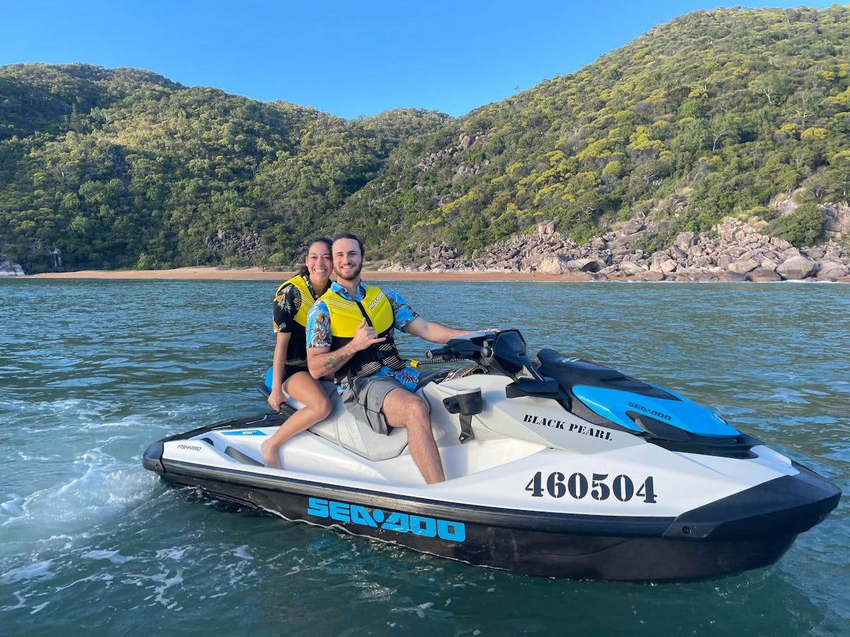 Peter and Akela enjoying a Magnetic Island Tour