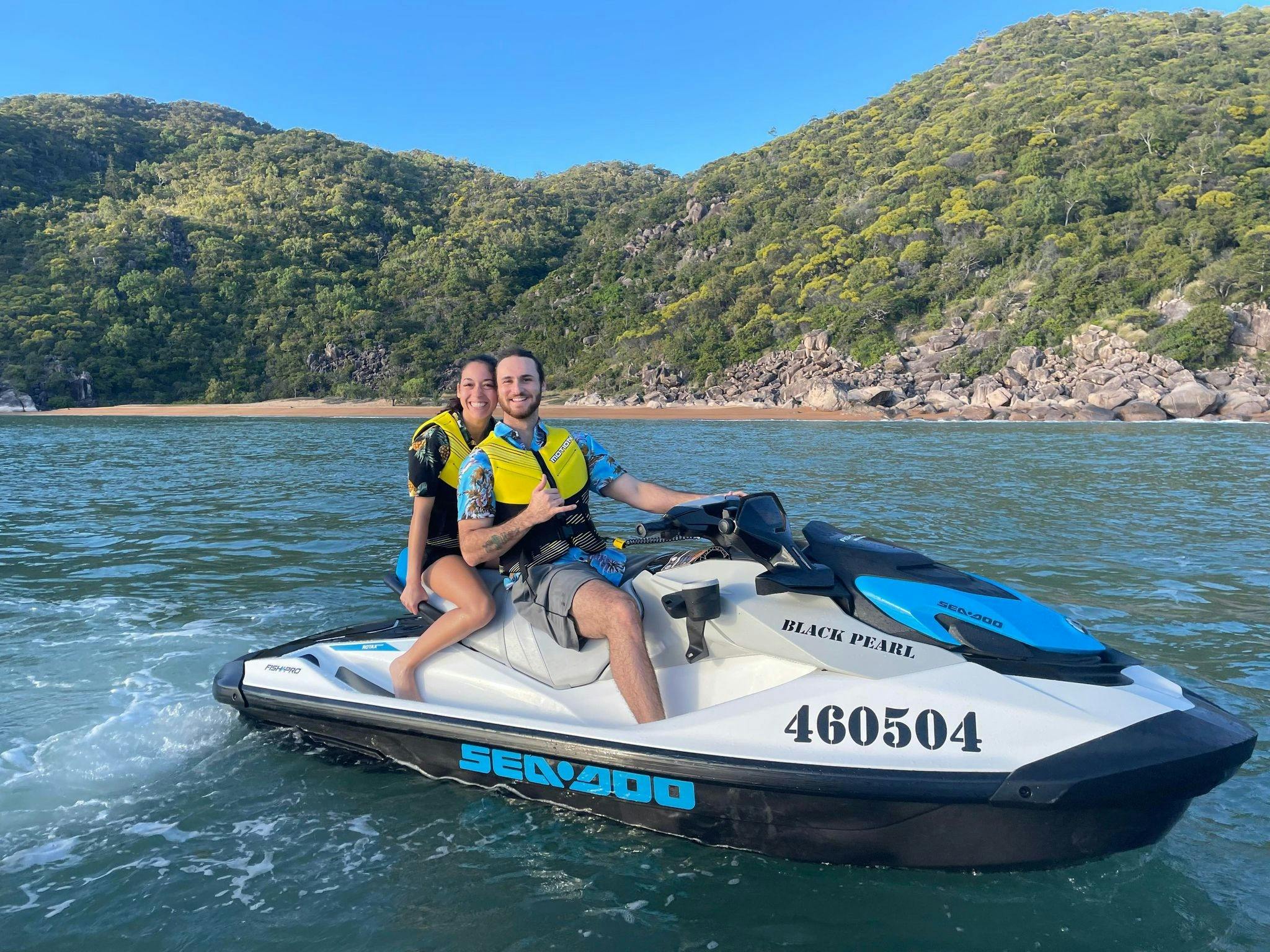 Peter and Akela enjoying a Magnetic Island Tour Peter and Akela enjoying a Magnetic Island Tour