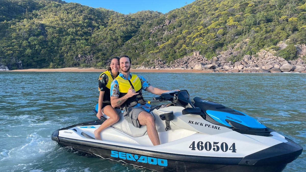 Peter and Akela enjoying a Magnetic Island Tour
