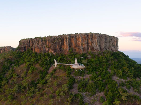 Flight over Lords Table Mountain