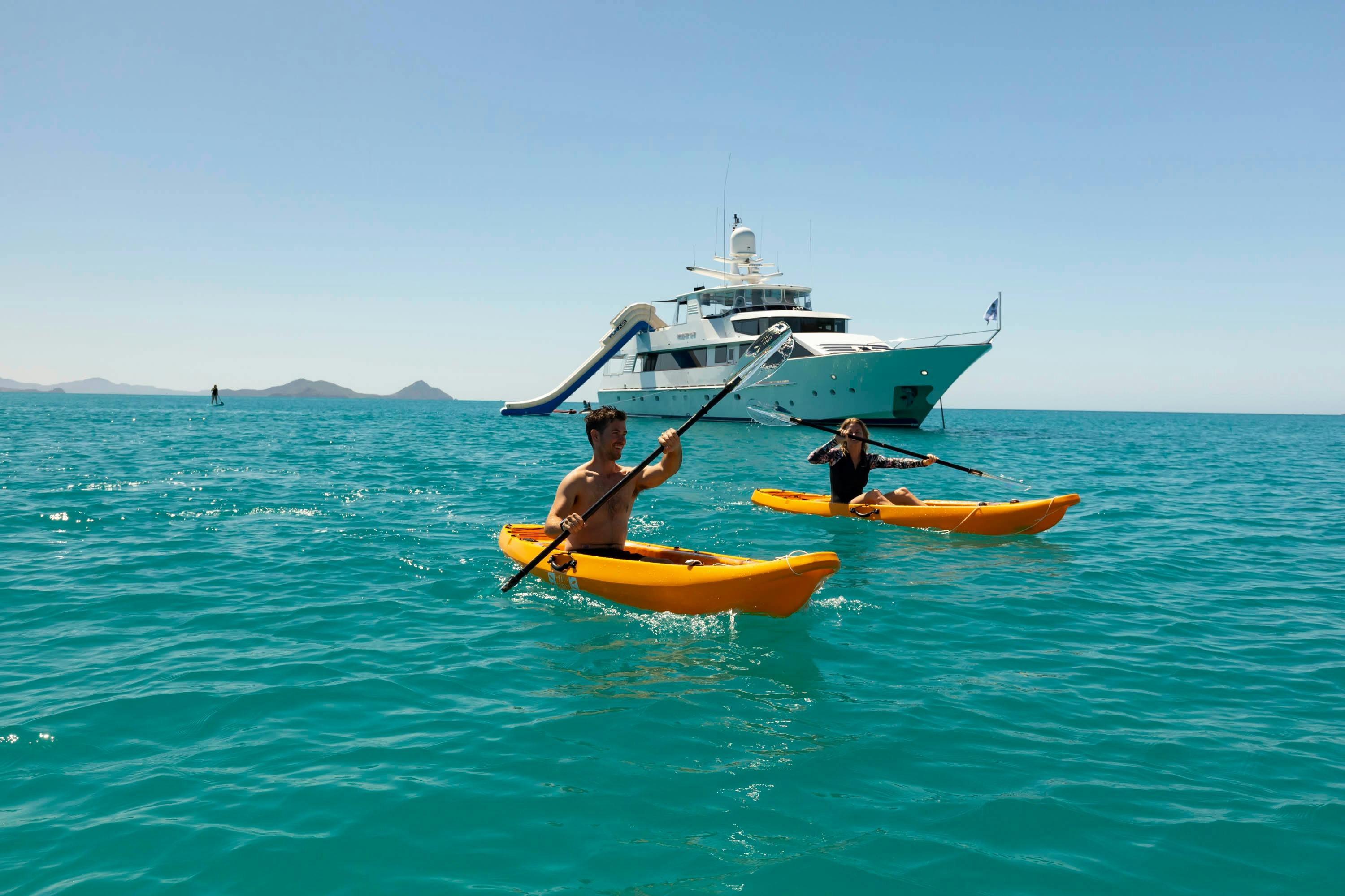 Experience the Great Barrier Reef by private luxury yacht charters - The Tour Specialists