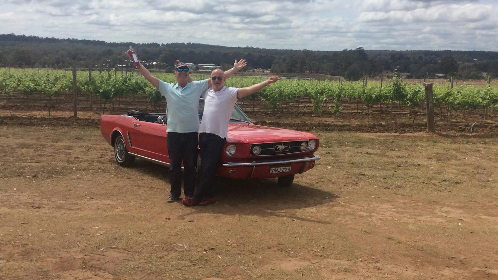Wine tour fun