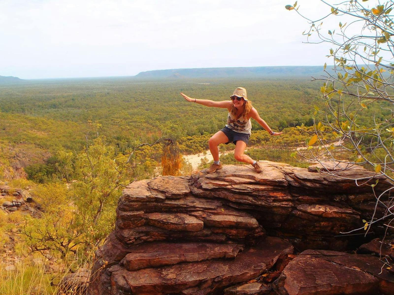 Territory Expeditions guests at top of escarpment