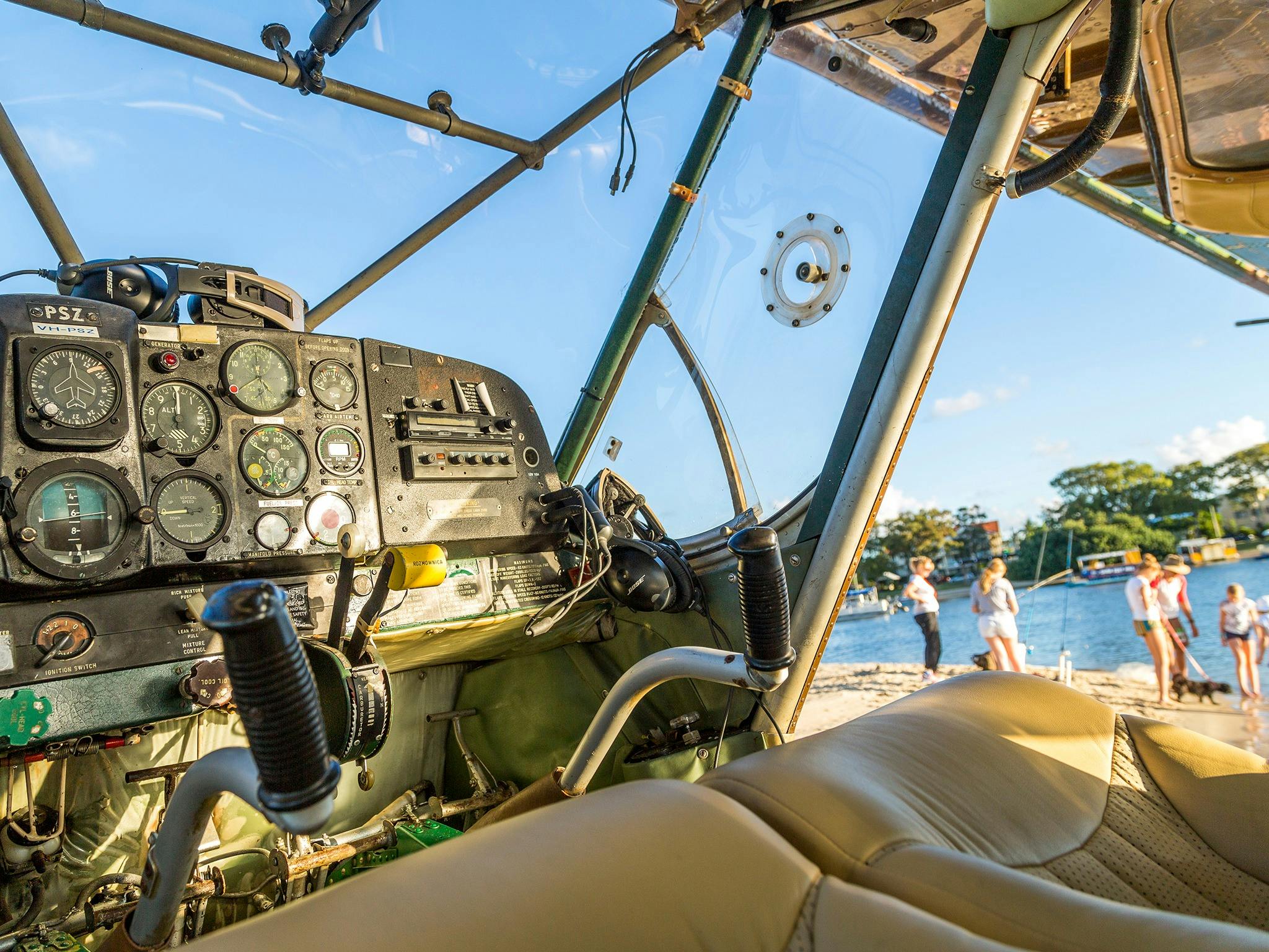 Interior view of Wilga 80 Cockpit