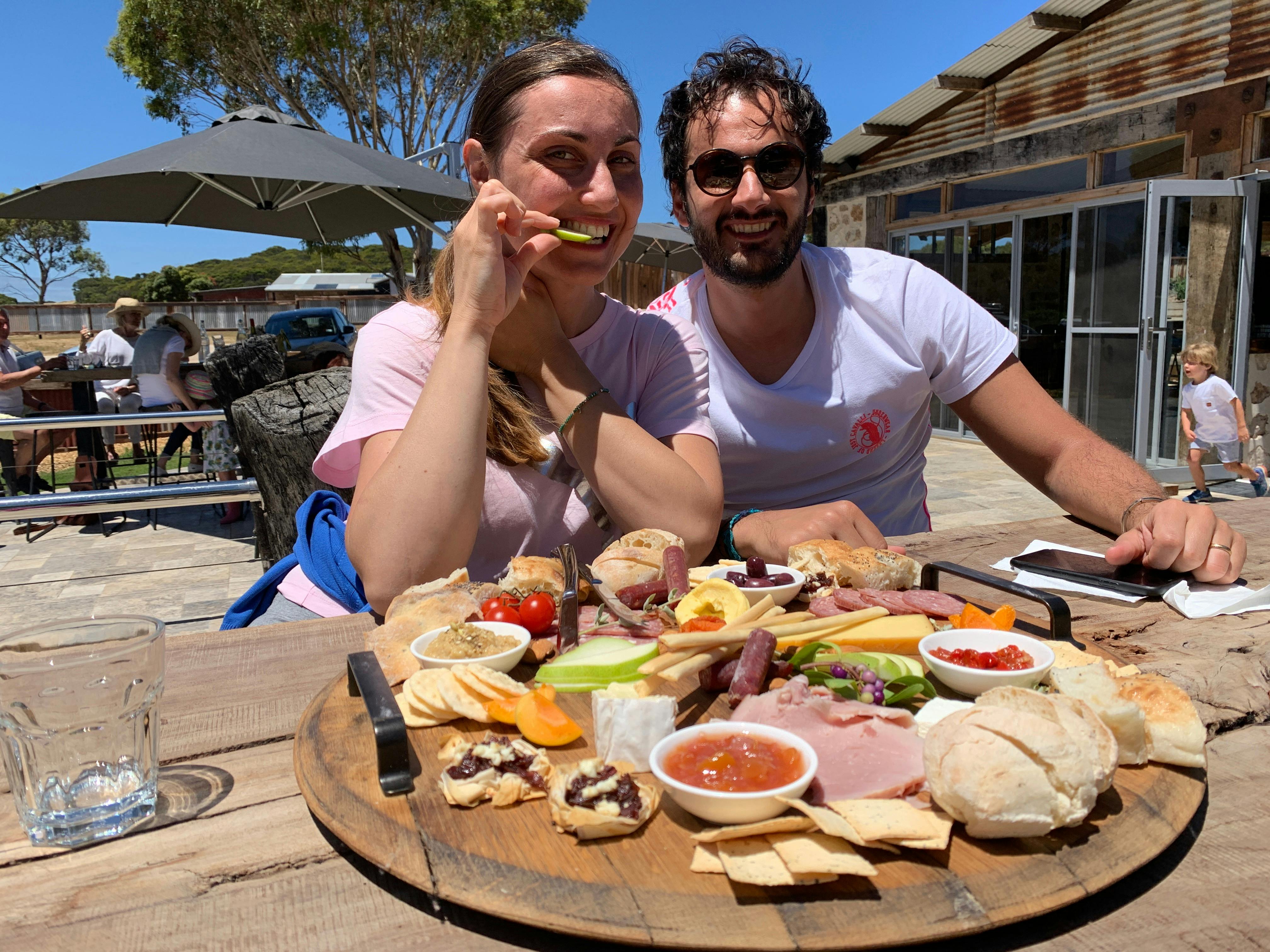 Lunch at winery