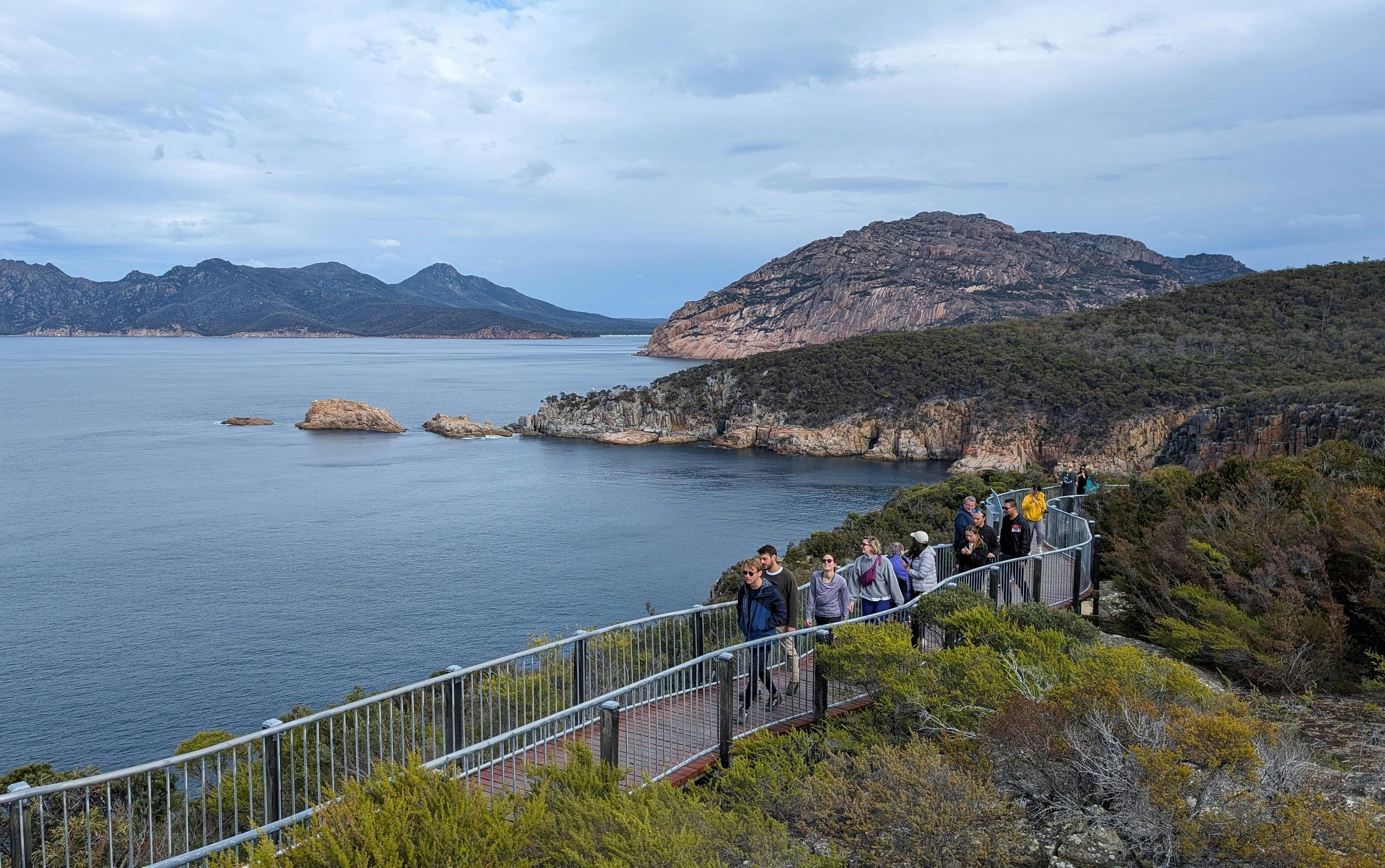 Walking track at Cape Tourville Freycinet National Park