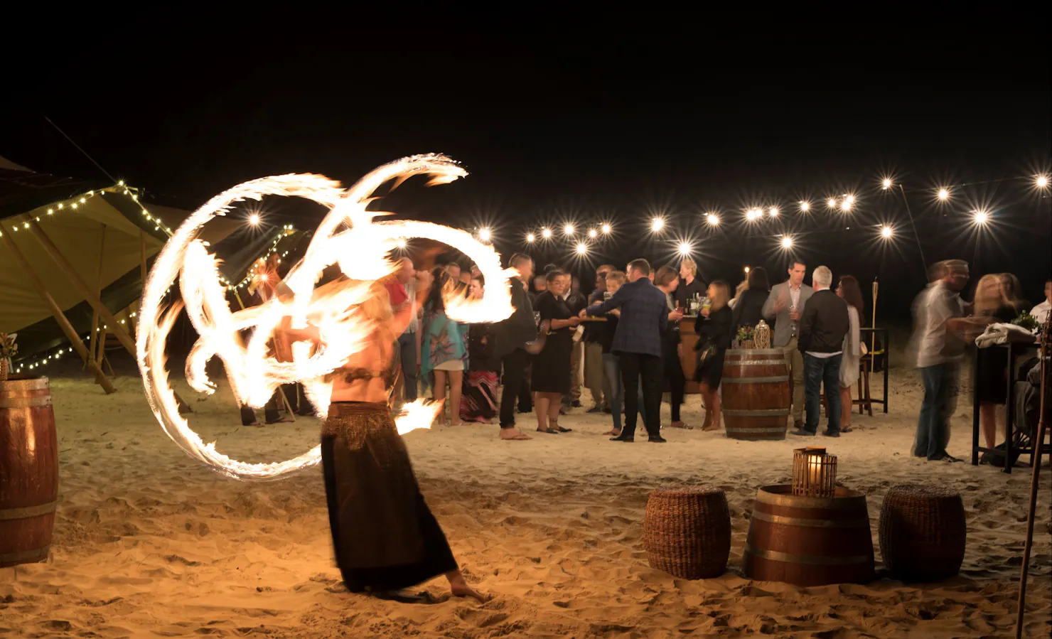 Beach Tipi Gala Dinner