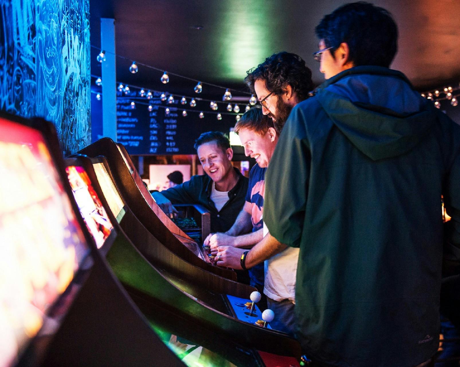 Mates playing lowboy