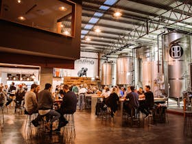 Enjoy a freshly poured craft beer inside their brewery and Taphouse