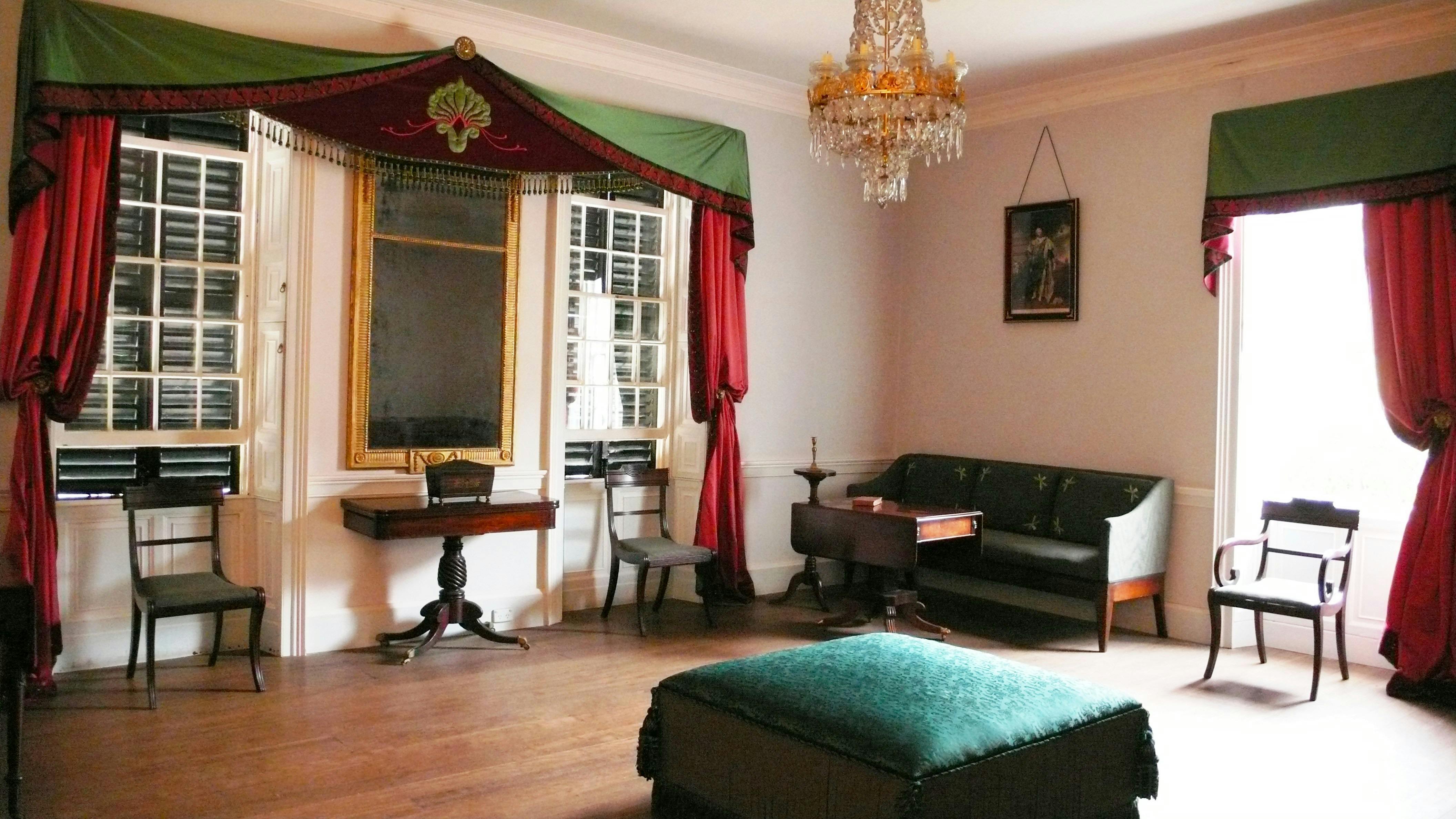 Interior room at Old Government House