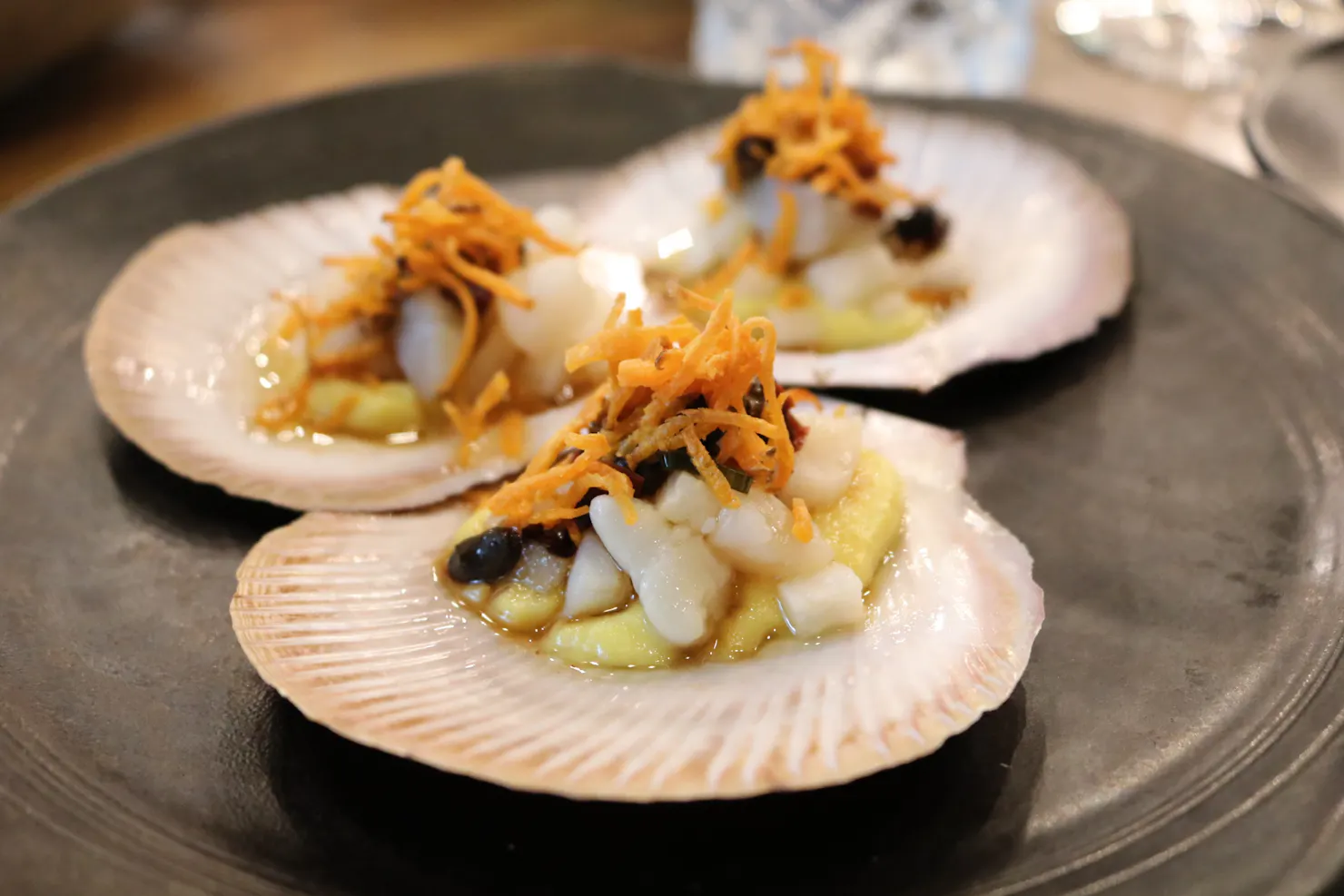 Hervey Bay Scallop. Fusion. Modern Asian Food. Yummy