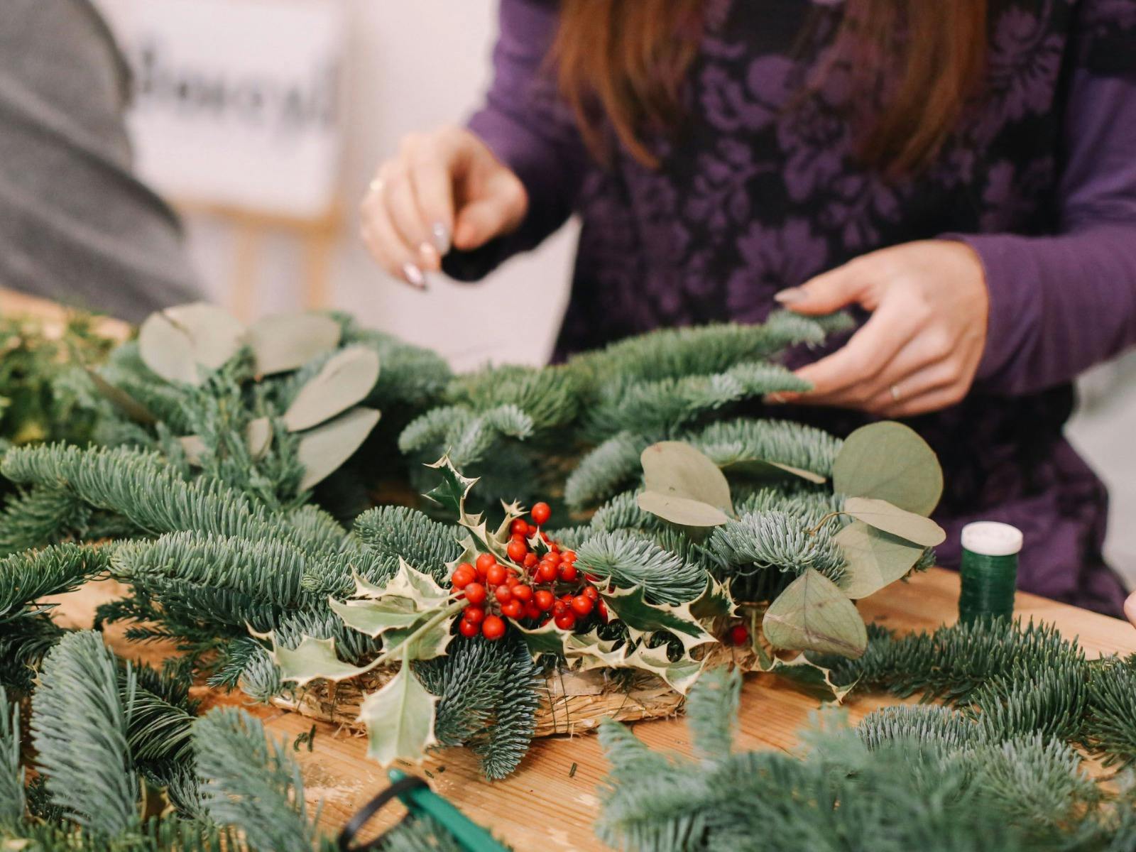 Deck The Door: Wreath Making Class