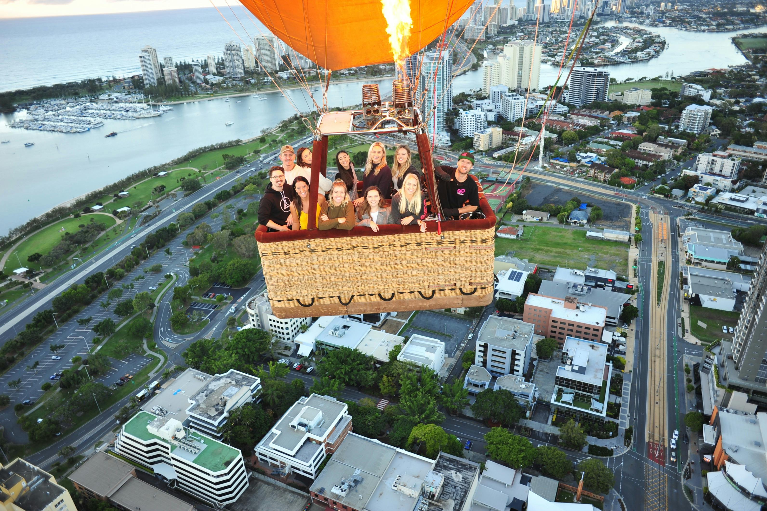 Breathtaking 60min Hot Air Balloon Flight over the Gold Coast & Hinterland