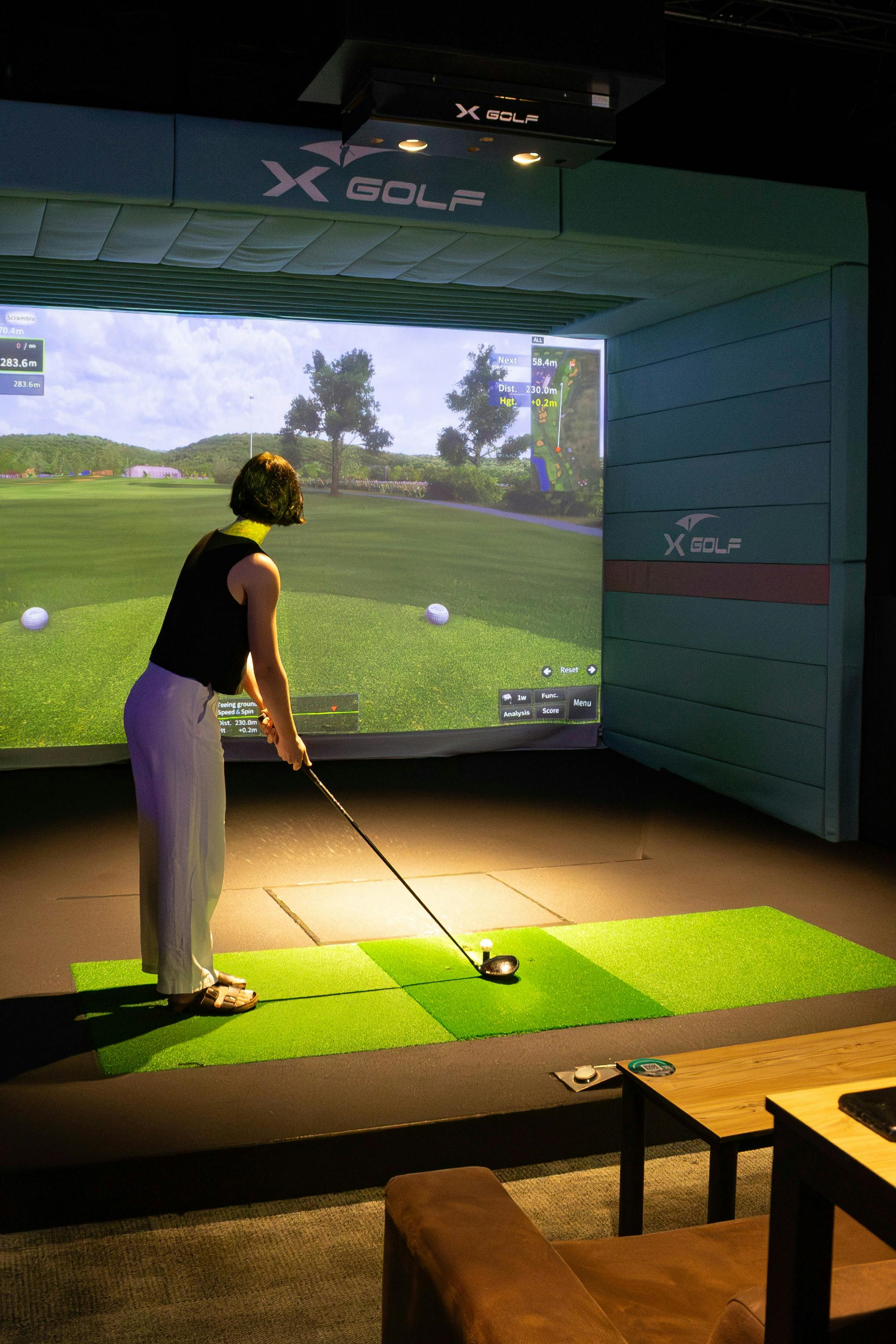Golf Simulator at X-Golf Rockingham
