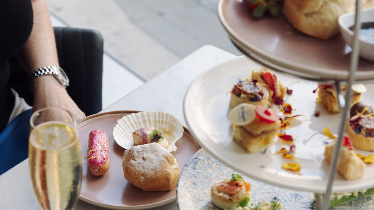Our delicious high tea offered at Ms Margot
