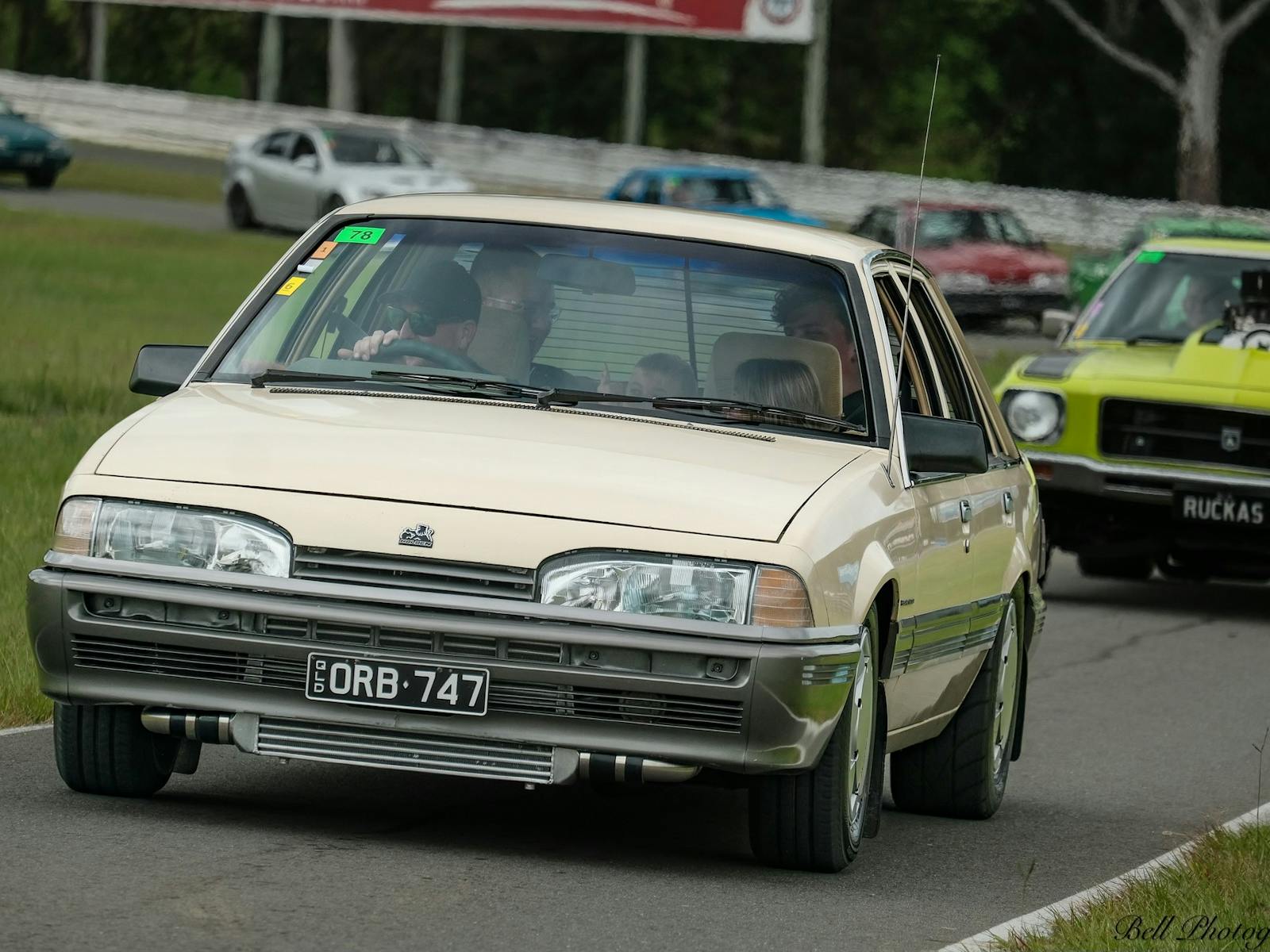 Take the kids around the track! Take the kids around the track!