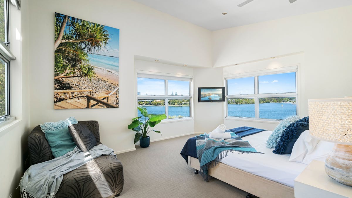 Water View from Bed