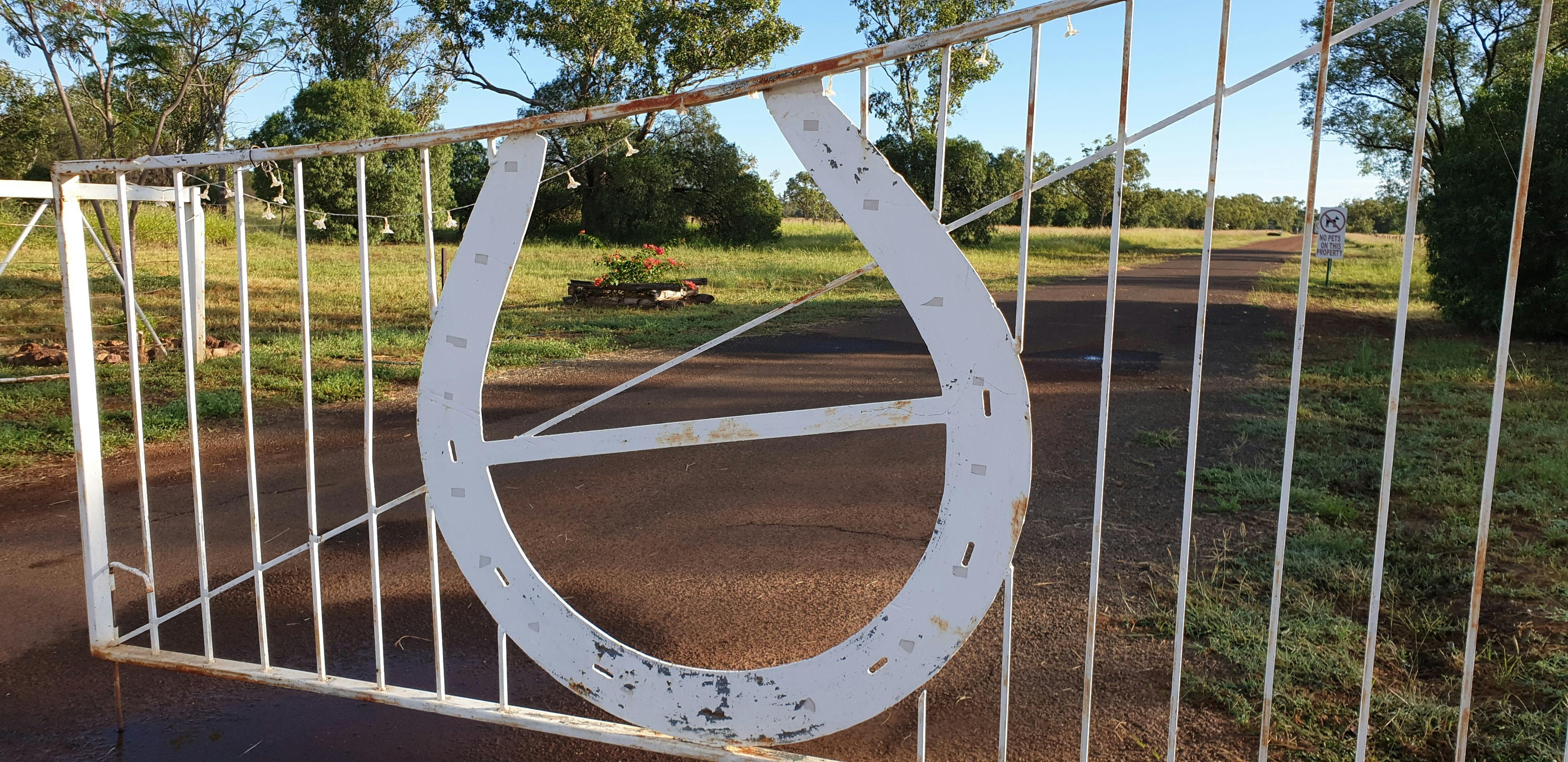 Look out for the horseshoes on our entrance gate