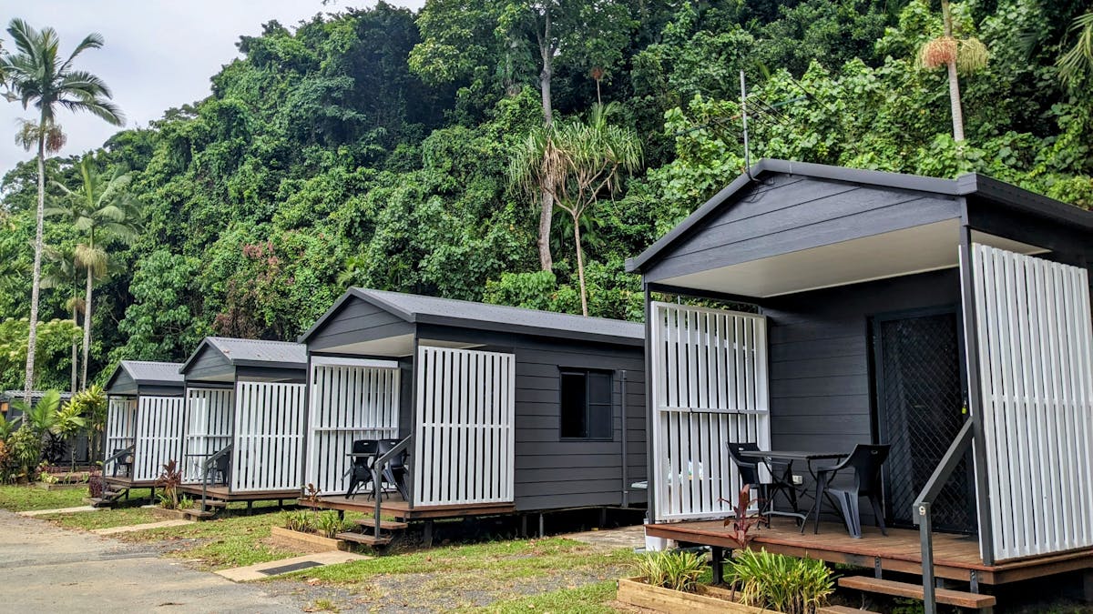 Family cabins exterior