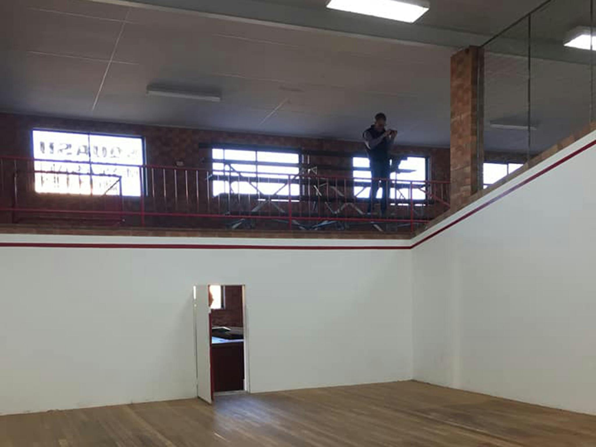 Newly renovated courts