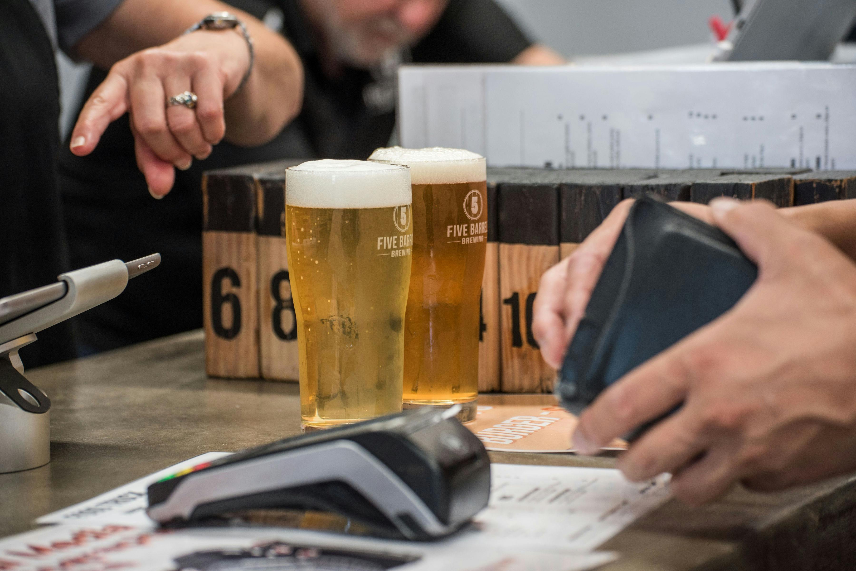 Schooners being bought from the taproom