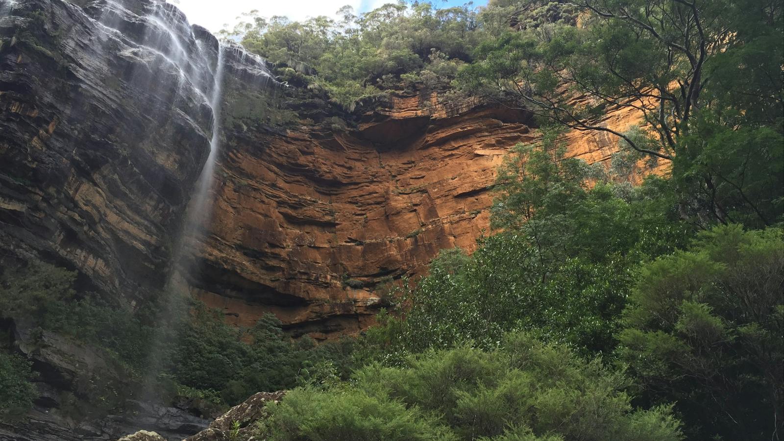 Wentworth Falls on Blue Mountains trip