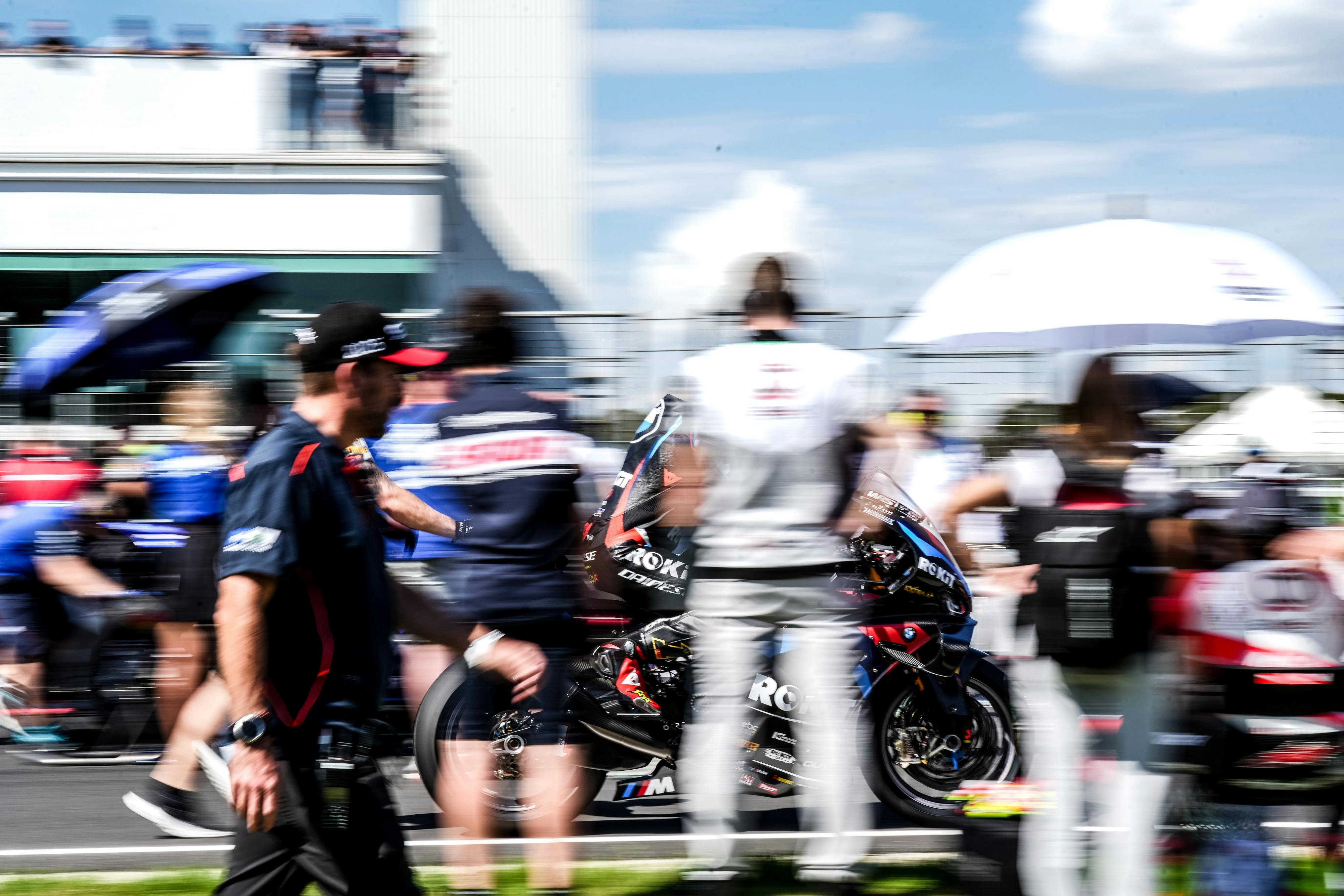 On the WorldSBK grid.
