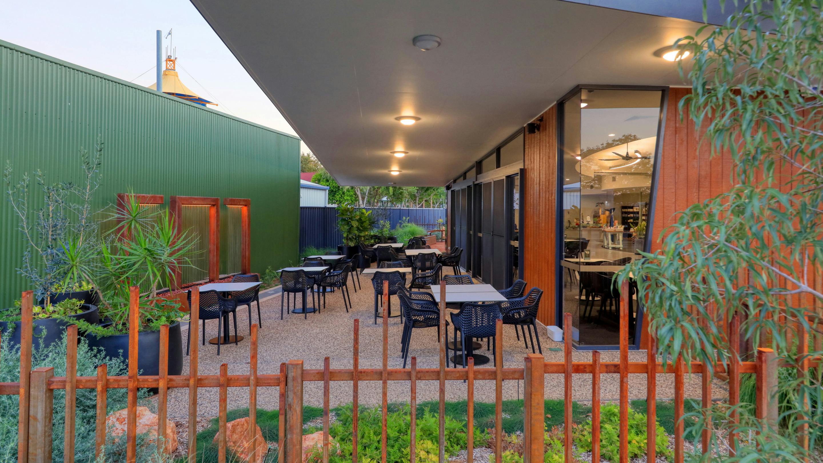 Outdoor Dining at the AWHC Cafe