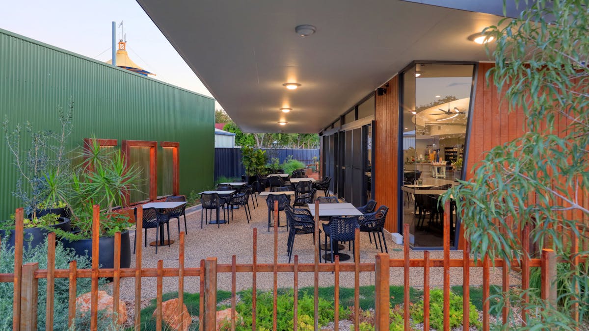 Outdoor Dining at the AWHC Cafe