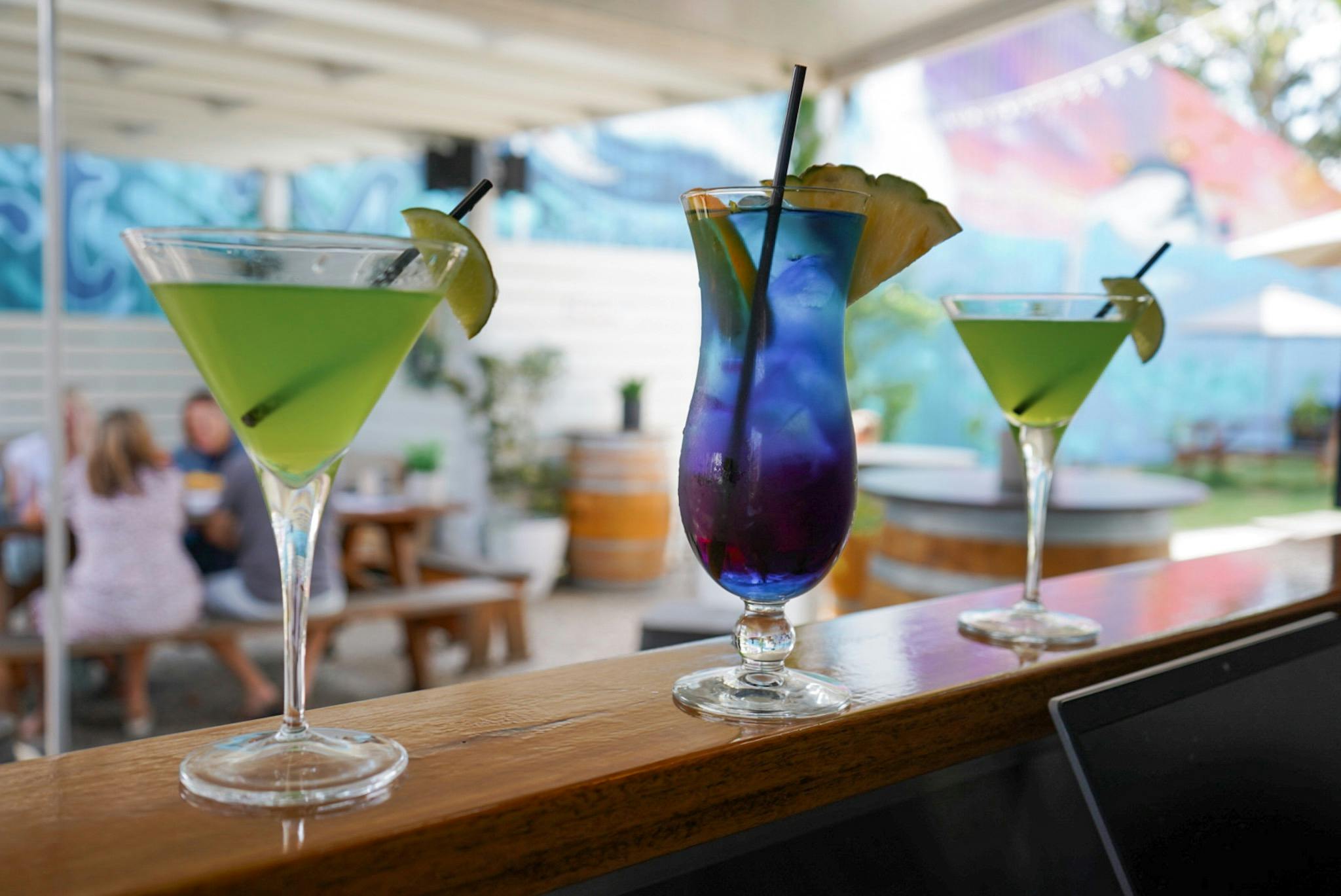 Our mixologists create delicious cocktails that goes perfectly with live music on the weekend