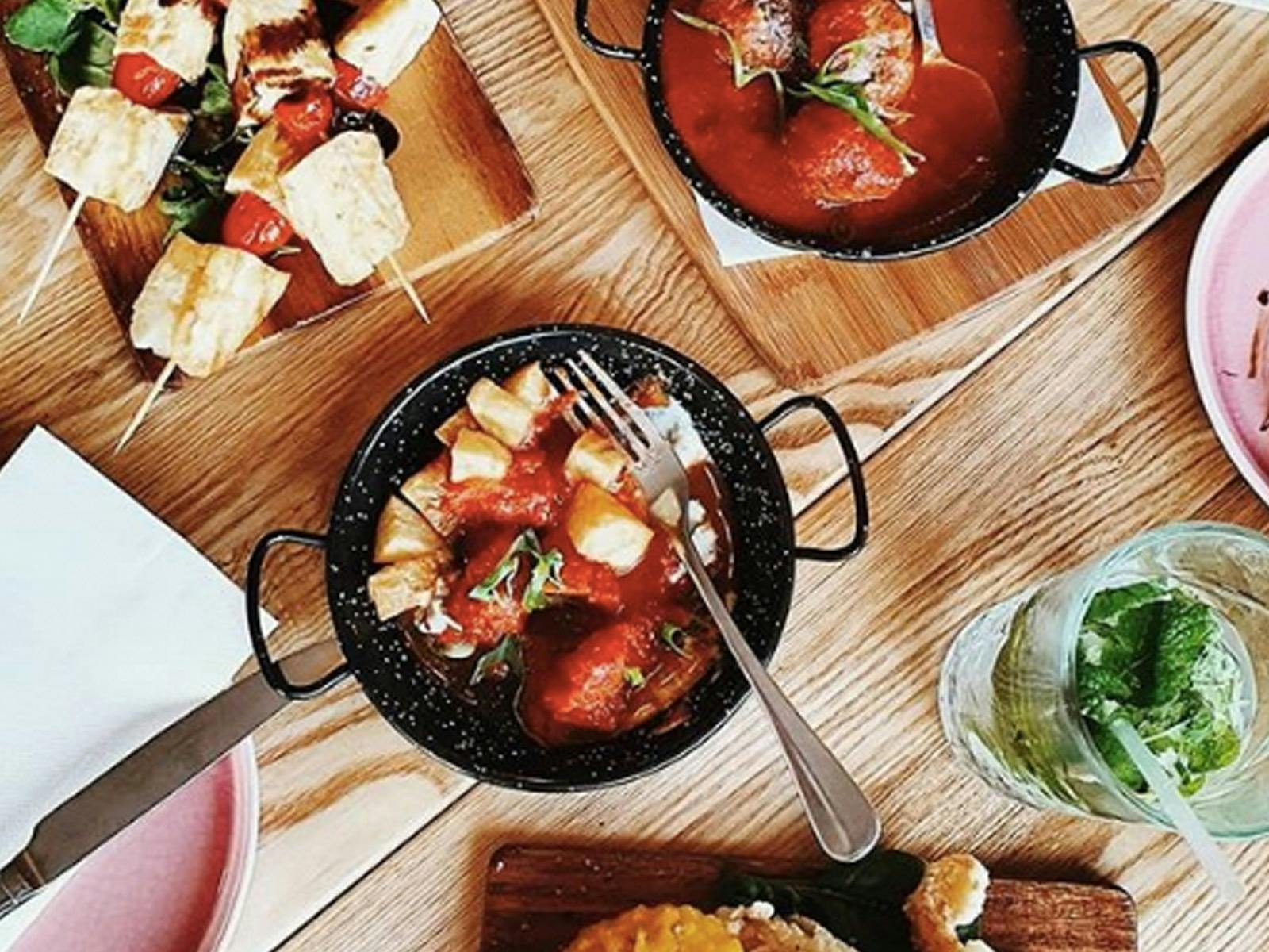 Delicious array of tapas