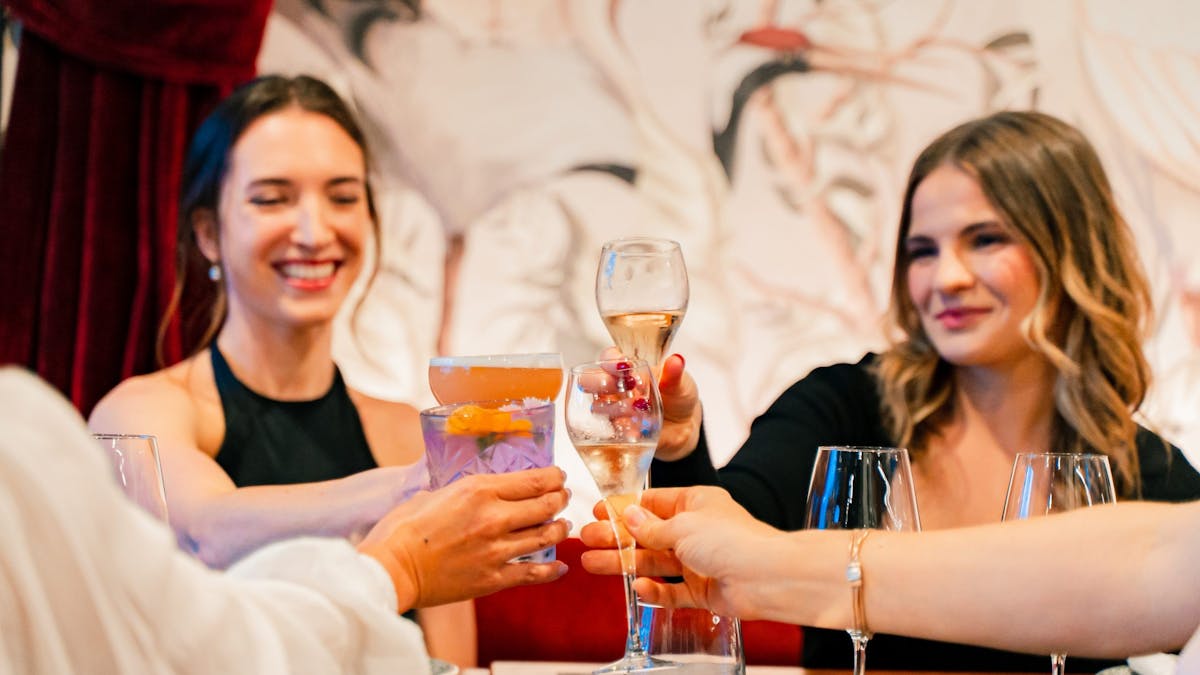people enjoying drinks