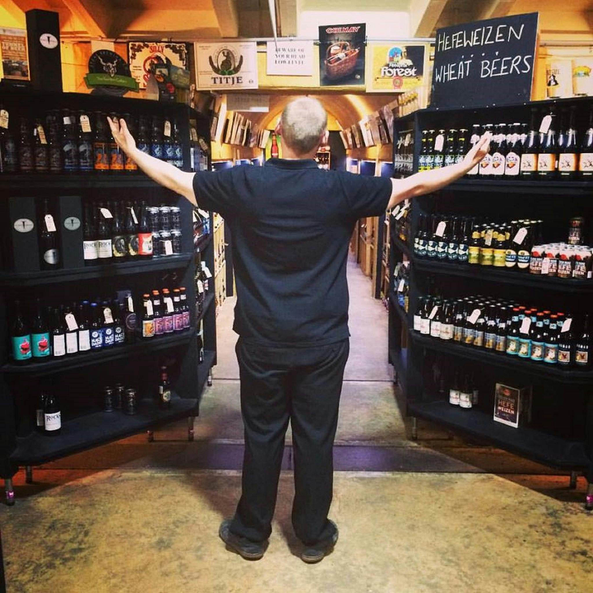 Our fabulous beer tunnel