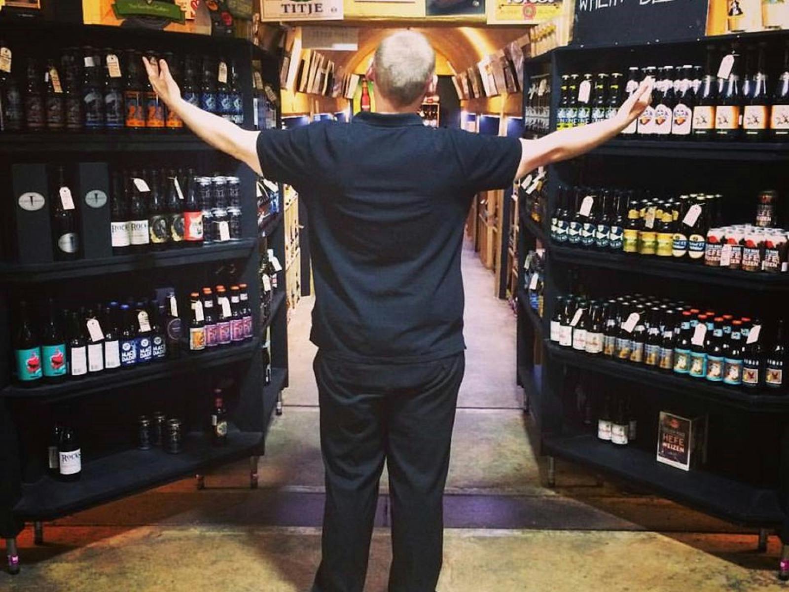 Our fabulous beer tunnel