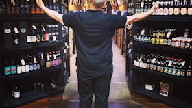 Our fabulous beer tunnel