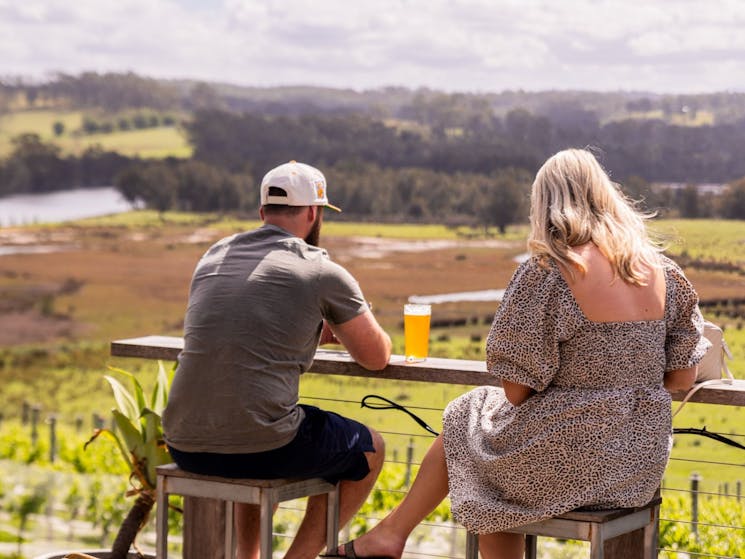 Casual Alfresco Style Dining in the Sunshine with great views at Cupitt's Estate Ulladulla NSW