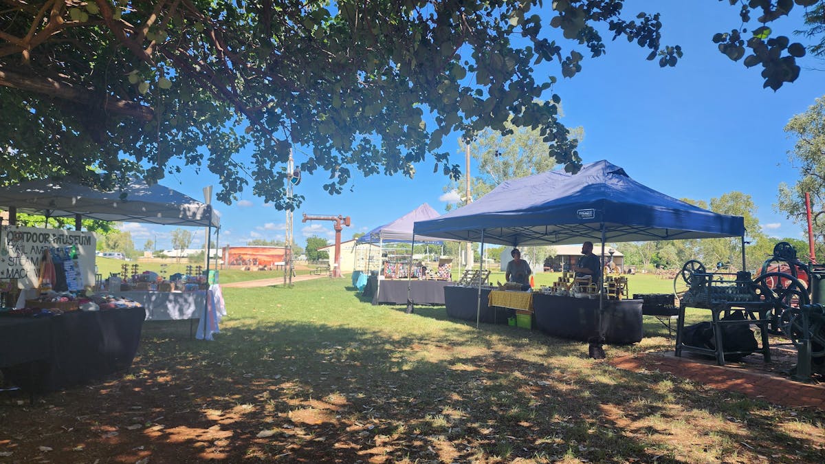 Market stalls Cloncurry