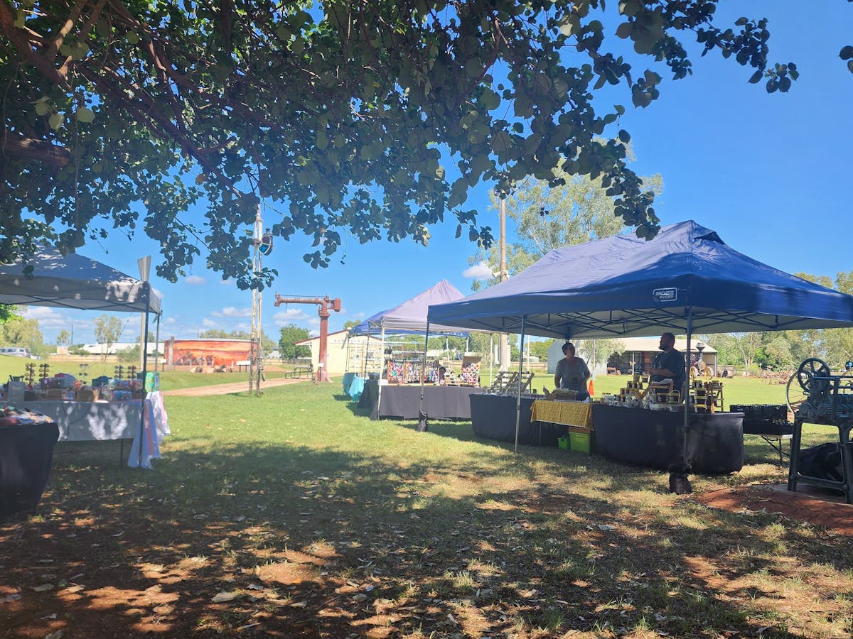 Market stalls Cloncurry