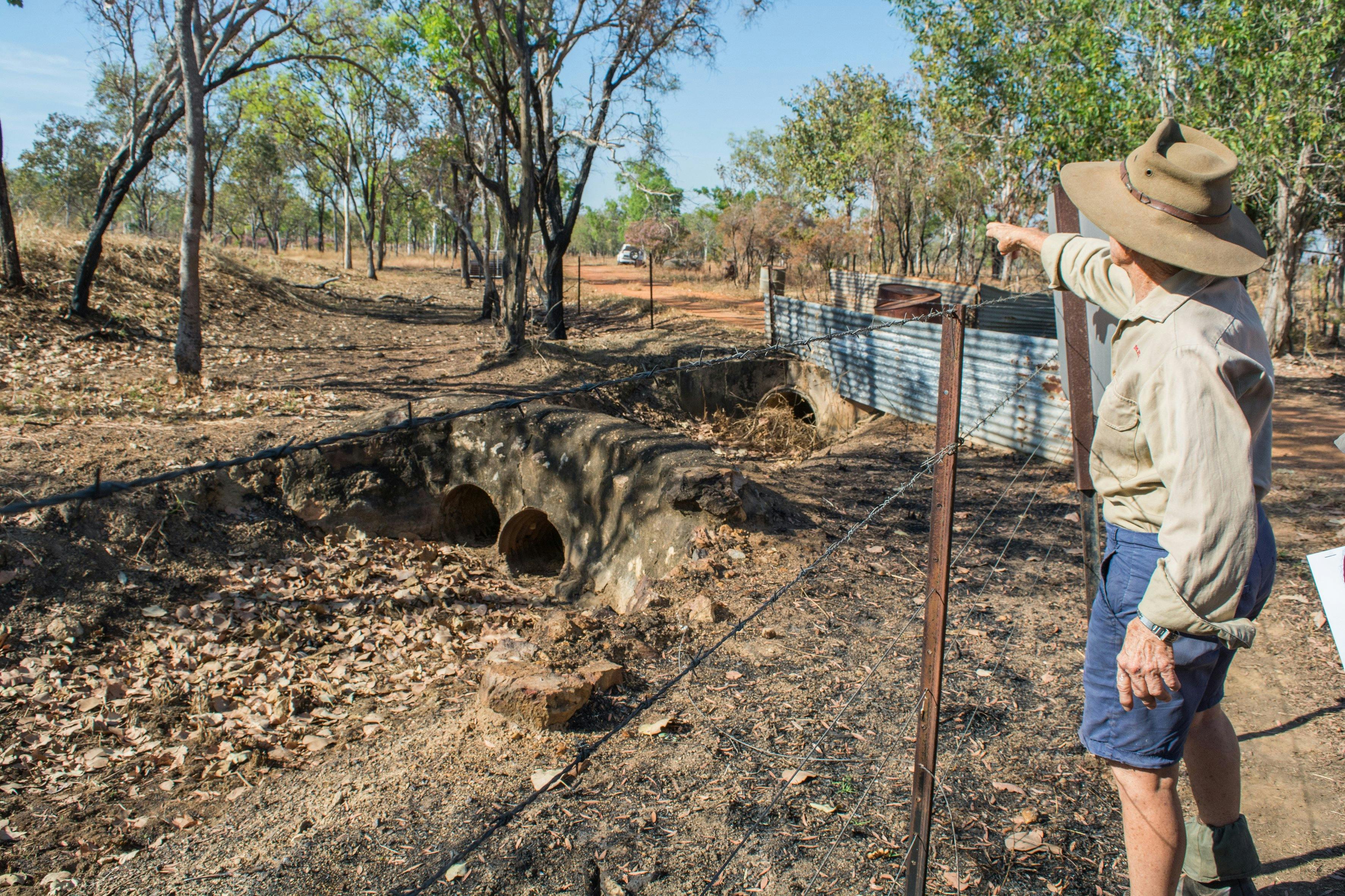 Extensive drain system on Pell