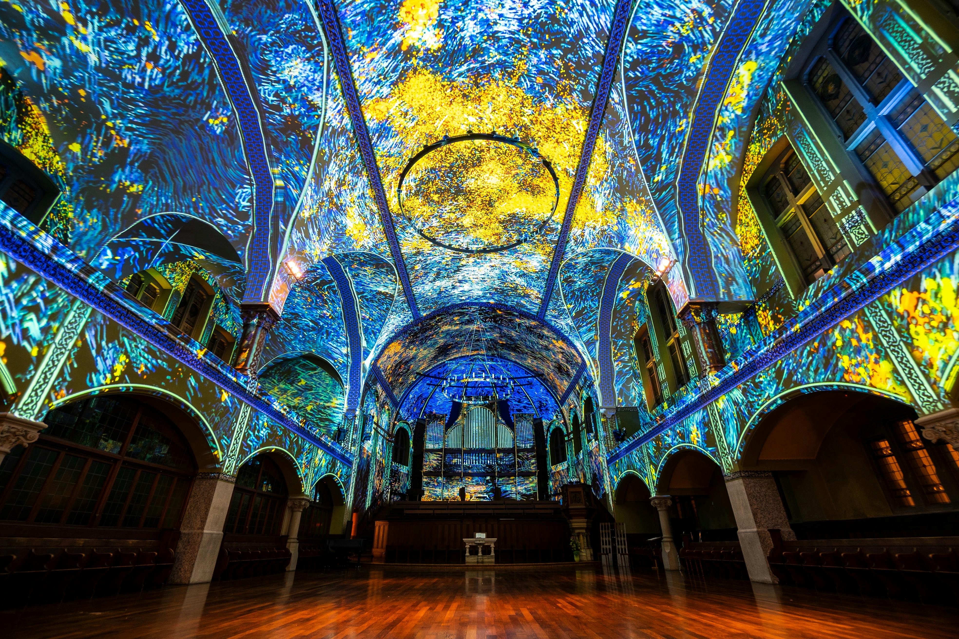 Eonarium Genesis: An Immersive Light Show at Pilgrim Uniting Church