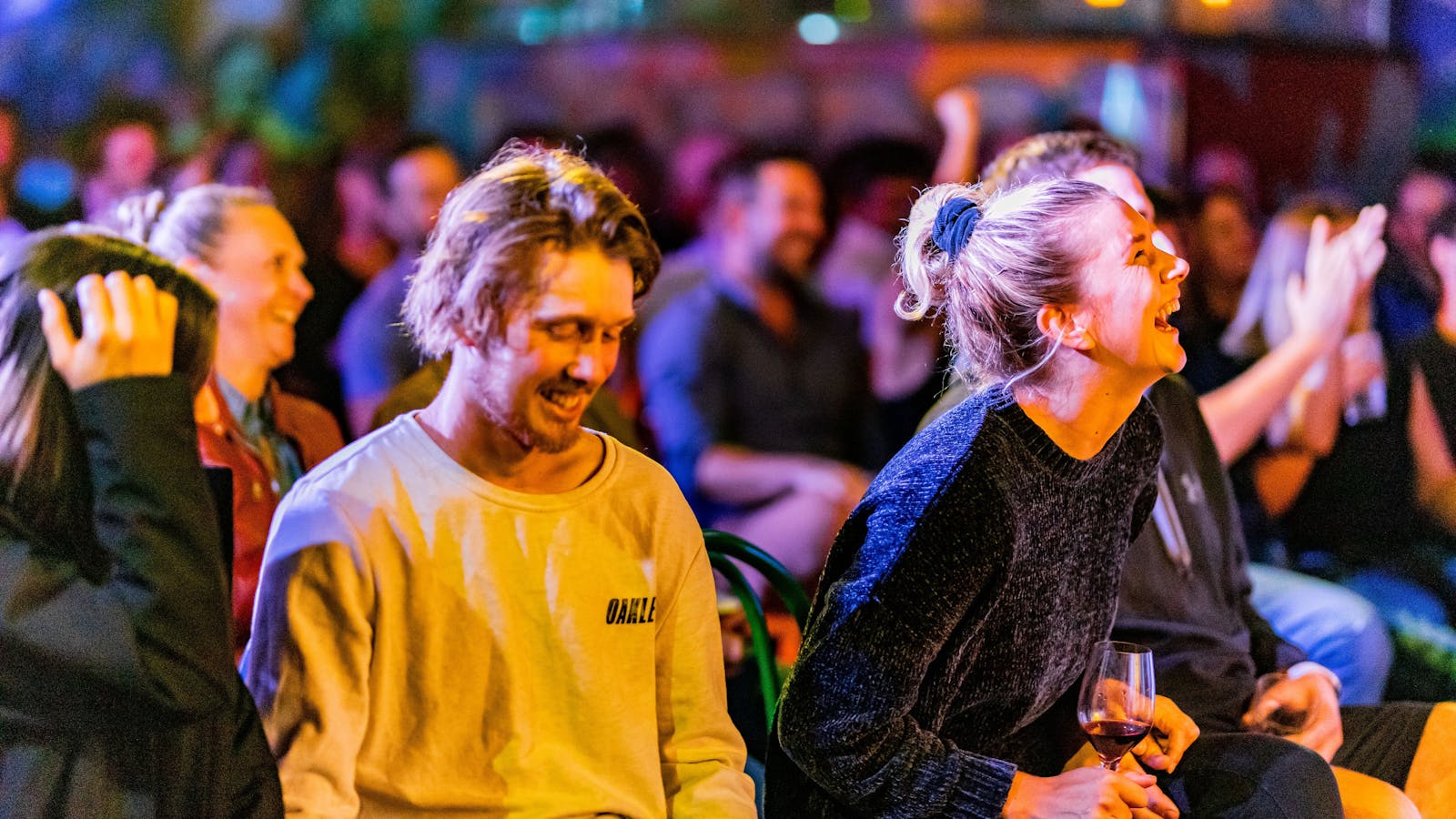 Non stop laughter, all night long