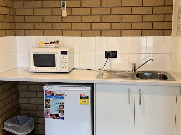 Microwave, Tea and Coffee making facilities