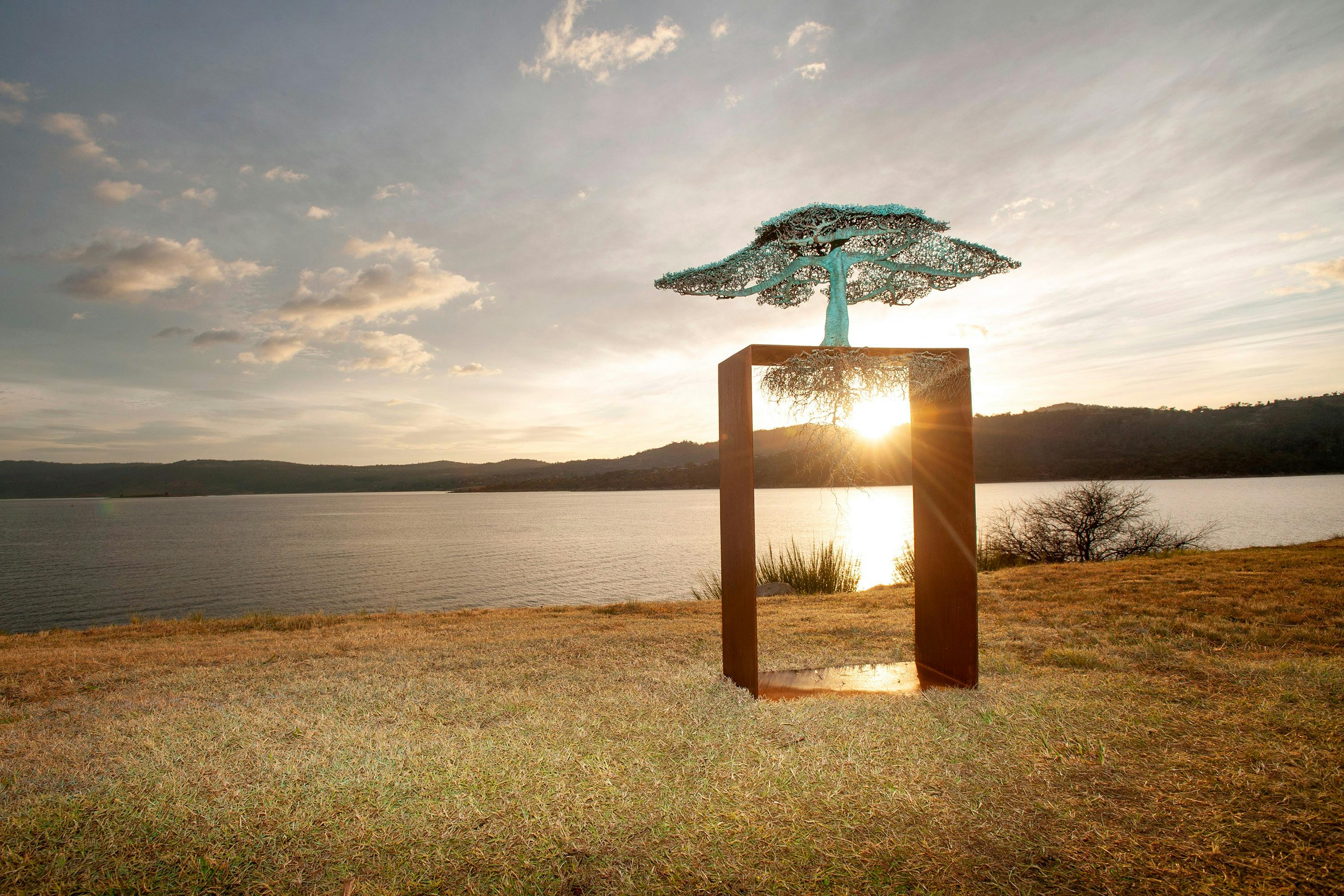 Lake Light Sculpture Jindabyne