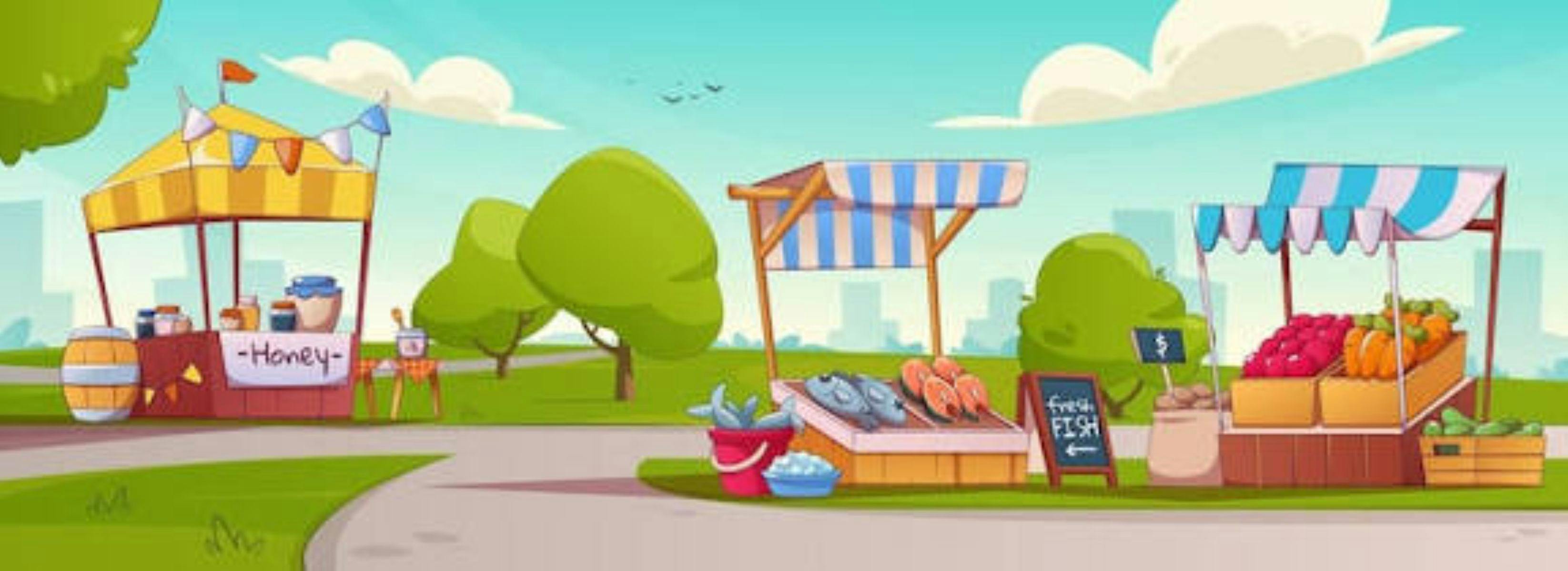 Picture of market stall