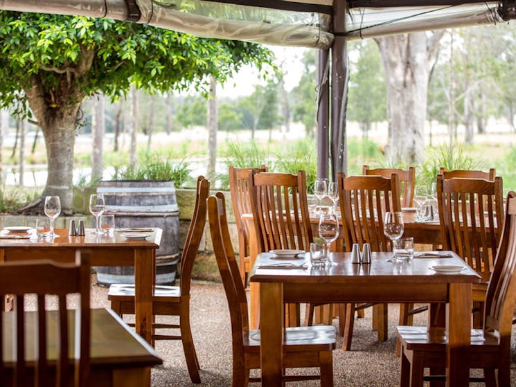 Perfect dining setting at Blaxland Inn