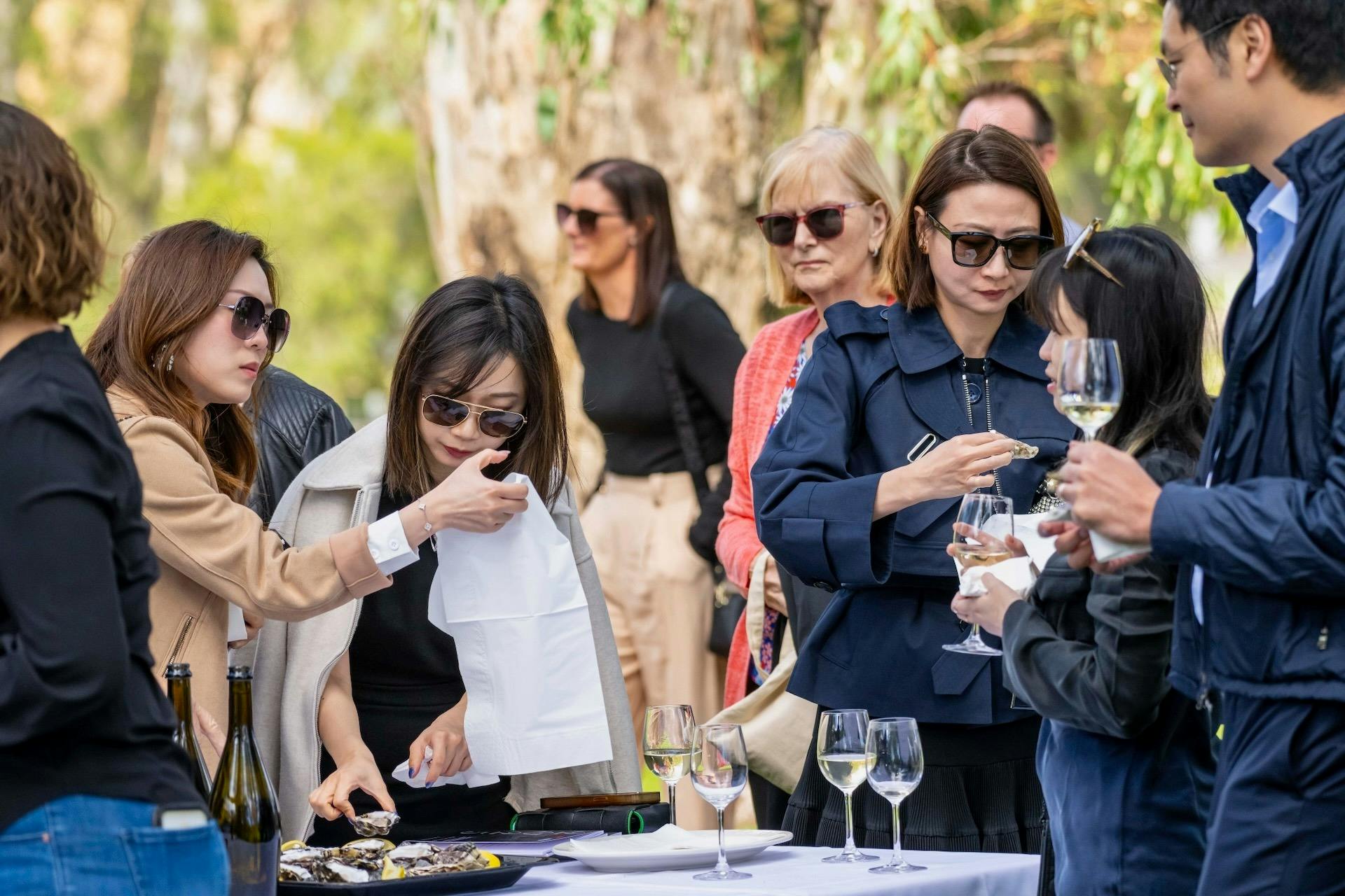 Arrival at the Barossa Wine Auction