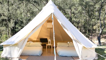 Luxury camping