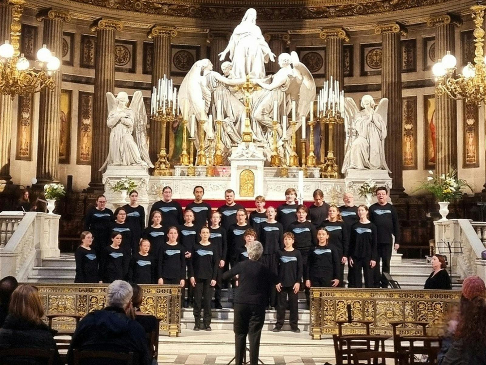 Choir in church