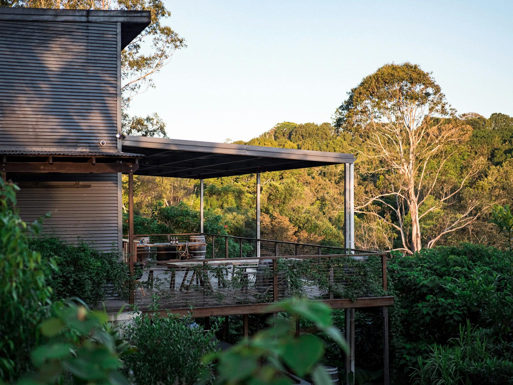 Cape Byron Distillery Balcony